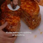 David Chang Instagram - Anyone who witnesses @davidchang’s “Timparmo” reveal in person is forever changed. Just ask @bertkreischer and @billsimmons! Plus a HUGE! HUGE! HUGE! Thank You to all the people who helped make the Voltron of Parm a reality! - Meatballs: @marcvetri - Mozzarella: @nancysilverton - Veal Cutlets: @dantanasrestaurant - Chicken Cutlets: @pizzeriabianco - Tomato Sauce: @biancodinapolitomatoes - Eggplant Parm: @jonandvinnydelivery  @jonshook @animalvinny - Sausages: @porkandflowers - Spicy Rigatoni alla Vodka: @mariocarbone - Hand Rolled Pasta (for the shell and layers): @evanfunke Follow for part 2 of this clip, or go to @netflix right NOW for the full episode of #DinnerTimeLive #DavidCooksItalian