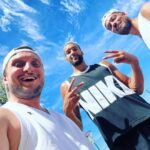 David Coscas Instagram – Rdv sur la chaîne secondaire pour un nouveau concept feat @rudygobert27 
À votre avis est-ce qu’on peut lui mettre ne serait-ce qu’un seul panier ? Playground Rudy Gobert by Courtside