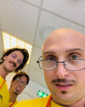 David Coscas Instagram - Damien, Mickaël (aka Mickaël) et Jose, vous souhaite la bienvenue au Celio de Rouen. 
Ça donne une vidéo terrible dispo sur la chaîne principale. Allez voir et revenez me dire la punch qui vous a fait le plus rire (formule de politesse adéquate).
Merci @paulmirabel de nous avoir offert ta première caméra cachée 🙏