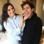 David Dobrik Instagram - Since I’ve been helping Natalie shave her back, she helped me shave my face. Thank god we have the Double Razor Share pack from @dollarshaveclub so we never have to share a razor #ad
