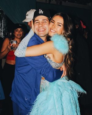 David Dobrik Instagram - Beauty and the beast (sorry for calling you a beast madison lol)
