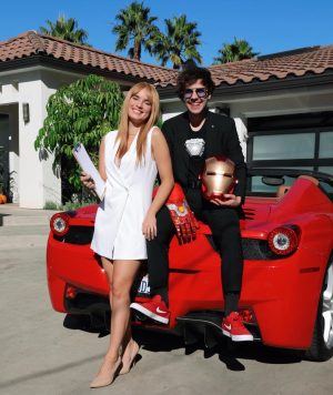 David Dobrik Instagram - Iron Man and Pepper Potts love you 3000