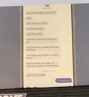David Dobrik Instagram - ‪My friend has been late night texting my assistant so I printed his texts out and put them on a billboard