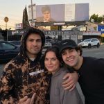 David Dobrik Instagram - ‪My friend has been late night texting my assistant so I printed his texts out and put them on a billboard
