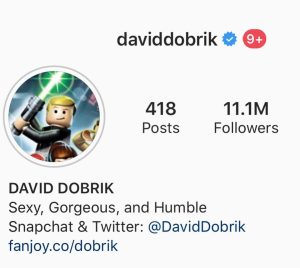 David Dobrik Instagram - ‪My 10 year old brother has made it his mission to get everyone in our family to change our profile pictures to lego Star Wars characters hahaha