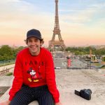 David Dobrik Instagram – David has officially left the country 😊 Paris, France