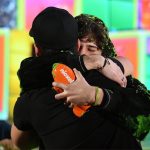 David Dobrik Instagram - I JUST WON A KIDS CHOICE AWARD. ABSOLUTELY INSANE. Thank you to everyone that voted and thank you to my childhood hero, Josh Peck for hand delivering the blimp himself! So thankful to be able to do what I do and be surrounded by people who help motivate me every day. LOVE YALL