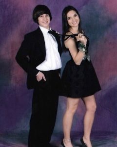 David Dobrik Instagram - Happy Valentines Day from when Natalie dragged me to my first high school dance only to leave me in the cafeteria while she danced with half the high school football team