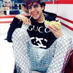 David Dobrik Instagram - Trisha bought me an all Gucci outfit the other day so I’ll be wearing it everyday for the next 7 months to get her money’s worth