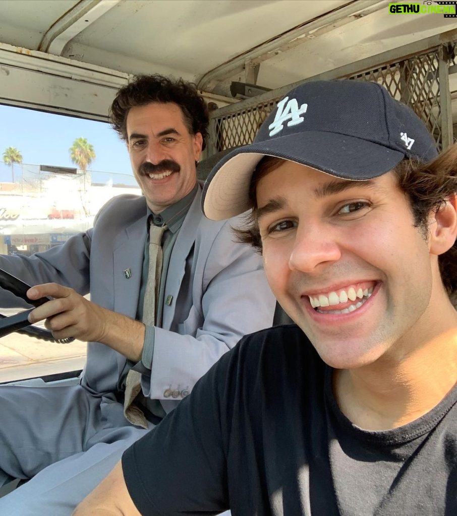 David Dobrik Instagram - Welcome back to America Borat! wawa weewa