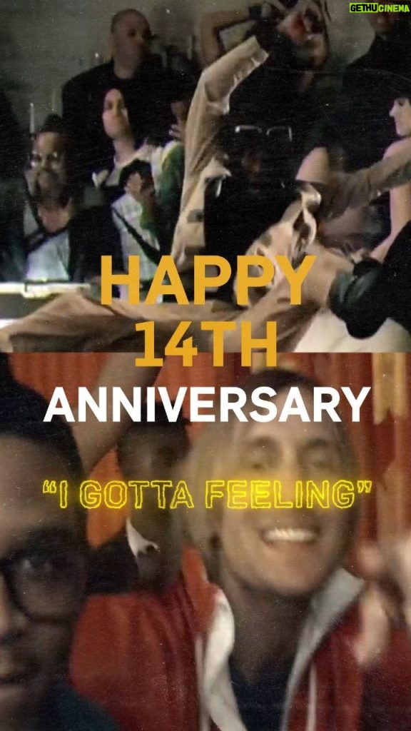 David Guetta Instagram - 14 YEARS & 1 BILLION STREAMS OF 'I GOTTA FEELING' LATER... and we're still unbelievably grateful for this timeless track that never fails to ignite the party and leaves an unforgettable mark on our story. Big love @davidguetta - thank you brother for producing gold with us✨