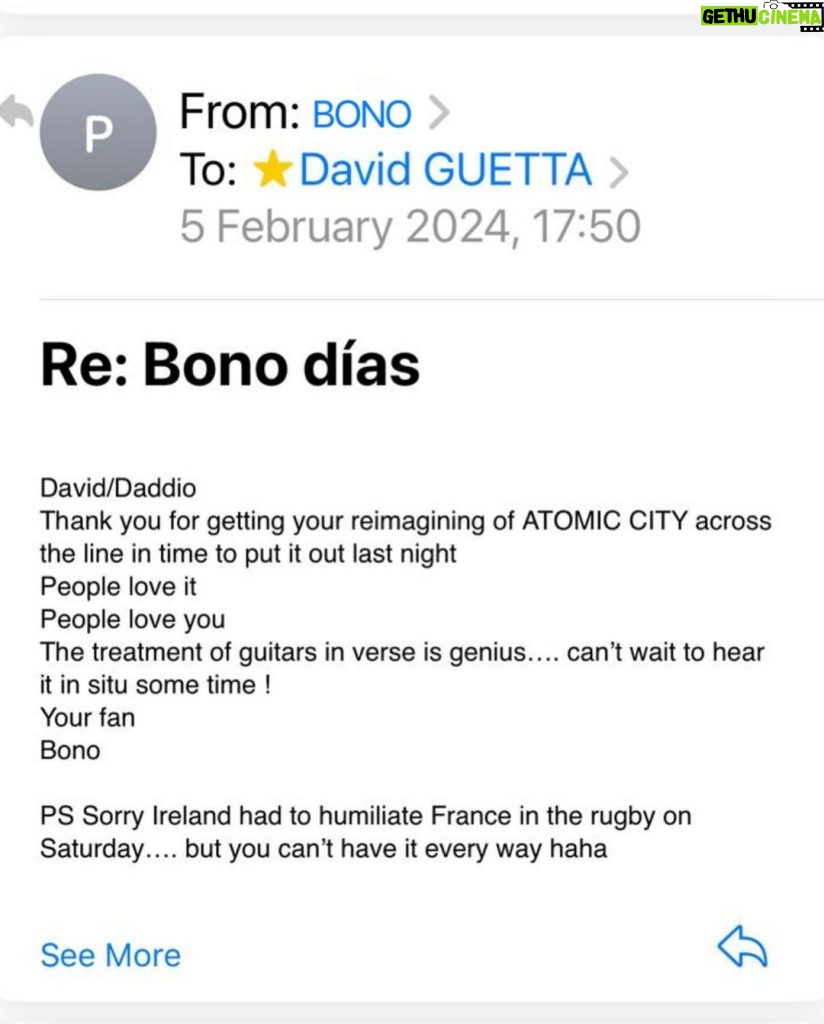 David Guetta Instagram - ✅ Achievement unlocked!!! Such an honor to add my touch to a @u2 track!!! My remix of “Atomic City” is OUT NOW!!! 🔗 link in bio Sphere