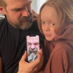 David Harbour Instagram – 6 easy payments of 19.95 plus shipping and handling and you too can take home this gorgeous phone wallpaper, and plaster it risk free on yours and two other family phones.  Huzzah!  Take home a piece of history today!