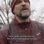 David Harbour Instagram – Whether it’s to get your breath, find focus or work out the hard things, there are as many reasons to run as there are runners, and they all deserve to be celebrated. This season, Brooks has an extra incentive to get you out the door. Your run can support your community.⁠
⁠
From 12/8 – 12/14, Brooks will match purchases on brooksrunning.com with gear donations to @backonmyfeet, an organization that helps individuals every step of the way on their journey from homelessness to independence. Learn more and shop to support Back on My Feet at the link in bio.⁠
⁠
Make your run a reason to give. ⁠
#ItsYourRun