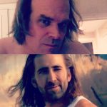 David Harbour Instagram - One day, Sensei, ONE DAY when the stubble returns and I FINALLY learn to wink, I will buy the ribbed white tank, and stand amidst the ruins of a downed convict plane in some desert...I just know I will, I just knoooooow it. #longhairdontcare #highpony #longhair #dontcare