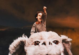David Harbour Instagram - Cinema has its own language.  Furry dragons, quests to overcome the nothing, magical books.  Certain films get so scratched into our souls.  Episode 8 of #strangerthings3 is my newest.  The sounds, the colors, the heroism, the pathos, the humanity, the love.  May it be so for you.  It soars with laughter and tears.  You’ll feel like a kid again (or a kid, STILL.) Happy season 3, everyone.  Now streaming on @netflix .  What a dream come true to play a part in making this season for you.