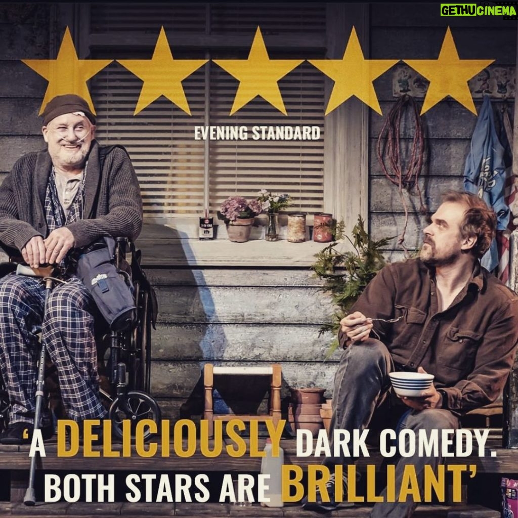 David Harbour Instagram - Made it thru previews and opened last night. Come on down and witness the madness. madhousetheplay.co.uk for tickets