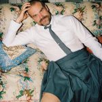 David Harbour Instagram – Freed from traditional male binary leg slots.  Have fun at #NYFW @thombrowne and team.