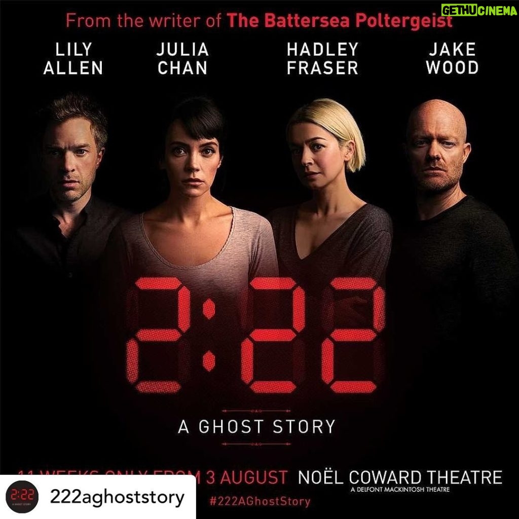 David Harbour Instagram - Very proud of my slightly nervous, immensely brave, annoyingly talented wife @lilyallen who has her first preview of her play @222aghoststory tonight. Like, that she’s acting in! If you’re in London check it out at the Noel Coward til October something. Also, very excited to announce I’ve been working on a pop album. Get ready, cause it’s gonna suck!