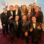 David Henrie Instagram – Flashing it back to a couple weeks ago where we got to celebrate our Emmy nomination for our @netflix show A TALE DARK AND GRIMM with the team IN PERSON! This was a truly special event for all of us, and for everyone who made shows during the pandemic. We produced this show entirely remotely! It was crazy. Hundreds of people were working in all different locations all over the world at one time to make a show that could entertain and elevate broad audiences. Feeling extra blessed that I get to do this for a living with my family, my brother @lorenzohenrie, my father, our incredible head of development Amanda Devine and everyone at Novo Media Group.
.
.
.
.
.
#FBF #FlashbackFriday #Friday #Flashback #Emmys #Netflix #EmmyNominated