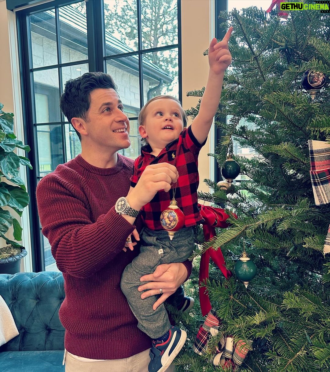 David Henrie Instagram - What are you Christmas traditions? One we do every year is ‘virtue ornaments’. The tree starts barren, and whenever the kids perform acts of virtue they’re rewarded with an ornament to put up on the tree! I want to hear your favorites below! . . . . . #Christmas #ChristmasTraditions #MerryChristmas #HappyHolidays #Traditions #Dad #DadLife
