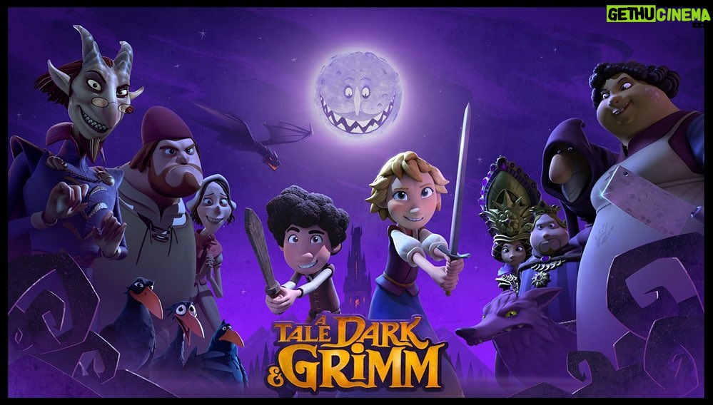 David Henrie Instagram - So incredibly excited to announce @netflix newest show A TALE DARK AND GRIMM based on the best selling book by @adam_gidwitz that my company Novo had the honor of producing and I had the pleasure of EPing, writing and acting in along side our incredible visionary @simonottoanim and @doug_and_candie_langdale our wonderful partners @bobprods, @boatrocker, @lorenzohenrie, @bug_hall and Chris Henderson. And the fact that I got to work with the incredible @rainydaychatter again was so special, she crushed the lead role of Gretel! Can’t wait for you all to experience the thematically rich, powerful, scary and funny world of fairy tales being told in their original, authentic form, in A TALE DARK AND GRIMM!!! It also stars @adamlambert, Tom Hollander, Scott Adsit, Ron Funches, Missi Pile and Jonathan Banks!