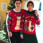 David Henrie Instagram - Throwing it back to last year! Man does time fly. Wow. Tag me in your fav ugly Christmas sweater 😂! I’ll comment on my fav. Ps While this year has been crazy to say the least it has been filled with blessings as well. You are all one of those blessings to me. My wife and I appreciate and love you all!