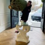 David Henrie Instagram – First time chopping down our own Christmas tree! Have y’all done this before? Unreal experience. So much fun. Highly recommend it. Slide three shows how I completely underestimated how much sawing was required 😅😅😅.