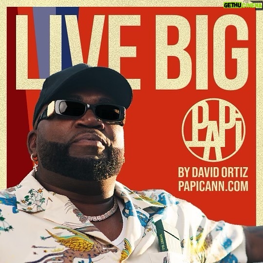 David Ortiz Instagram - I am beyond excited to announce my new collaboration with Rev Brands in launching PAPI, my new premium brand in Massachusetts. Live Big! #LiveBig #SweetSluggers #Papi #BigPapi #RevBrands