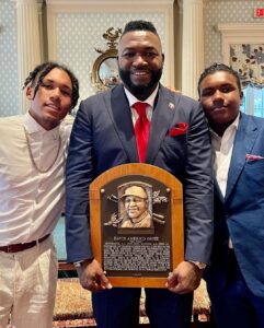David Ortiz Instagram - amazing weekend in Cooperstown feeling so honored and blessed. Thank you to my family and all the fans for showing so much love couldnt do it without yall ❤️🙌🙌 National Baseball Hall of Fame and Museum