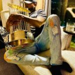 David Ortiz Instagram - I have to say that looking at this 2004 WS trophy made me reflect back on a city that was left behind for 86 years at the time. Now that I’m in my hotel room all alone with it, I finally for the first time get to really enjoy it as my date! Salute NEW ENGLAND @redsox #last34#gosox