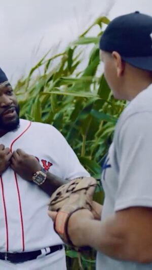 David Ortiz Instagram - had toooo much fun with these dudes this week @arod @bighurt @kevburkhardt @mlbonfox #fieldofdreams