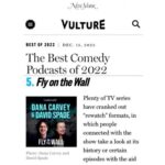 David Spade Instagram - Thanks for checking out the podcast this year peeps. Will be keeping it going in 2023. Lots of crime shows. Hard to compete with the decapitation diaries etc. but appreciate the interest #FlyOnTheWall
