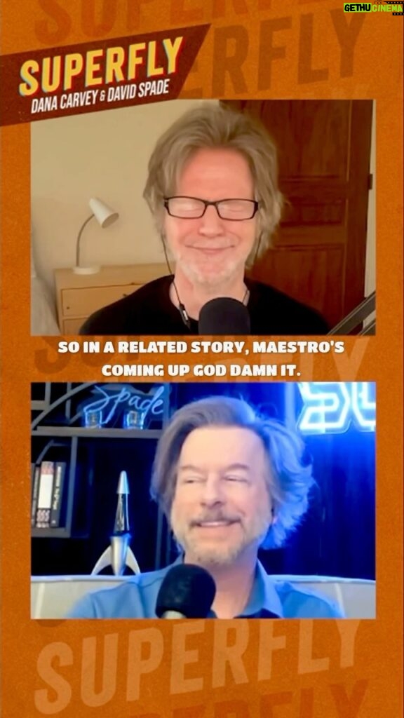 David Spade Instagram - The Oscar race is heating up! Check out the new @superflypod on YouTube or wherever you listen to pods @thedanacarvey