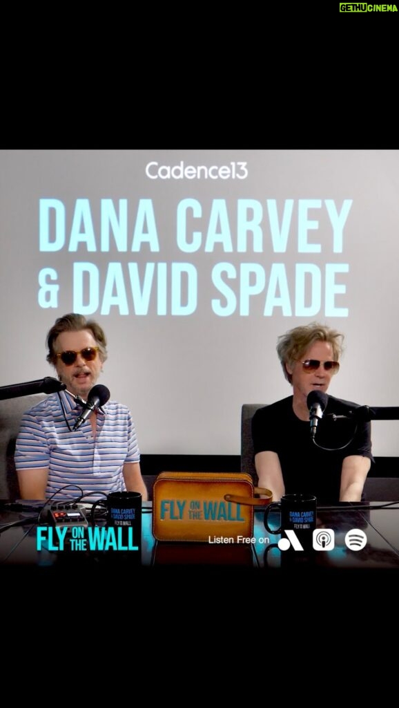 David Spade Instagram - Robert Smigel on the podcast. Up now. #FlyonTheWall @triumphicdhq @thedanacarvey