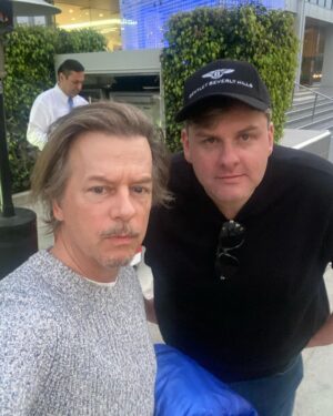 David Spade Instagram - Dinner w Timothy.