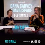 David Spade Instagram - Jim Downey in the show this week. A lot of Norm talk. #FlyOnTheWall @thedanacarvey