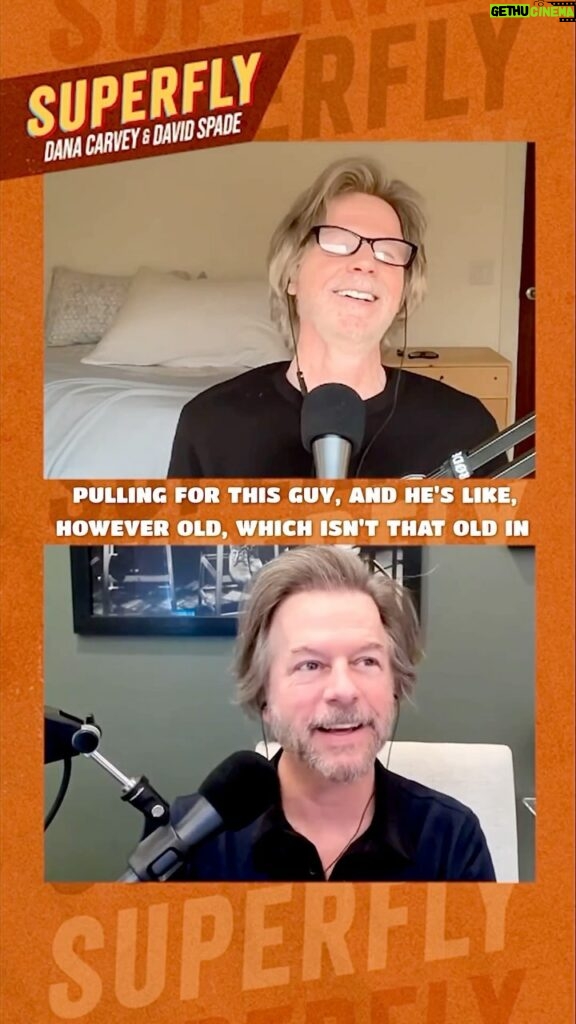 David Spade Instagram - Me milking the last drops out of the Golden Bachelor situation. Watch the whole pod on YouTube @superflypod @thedanacarvey