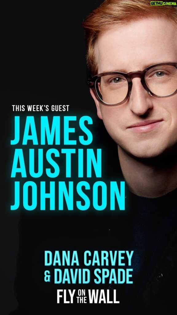 David Spade Instagram - We have present #SNL cast member James Austin Johnson on this week. Our 1st LIVE EPISODE #FlyOnTheWall @shrimpjaj @thedanacarvey Link in bio to listen
