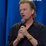 David Spade Instagram - @davidspade got a new fancy coat and a NEW SPECIAL! Nothing Personal, out now!