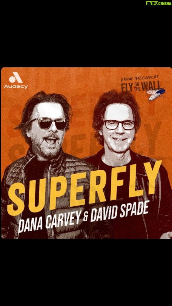 David Spade Instagram - New pod starts Friday! With added video. Get excited! @superflypod @thedanacarvey