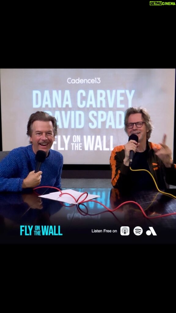 David Spade Instagram - The new episode with @juddapatow is up. @thedanacarvey @adamsandler #FlyOnTheWall