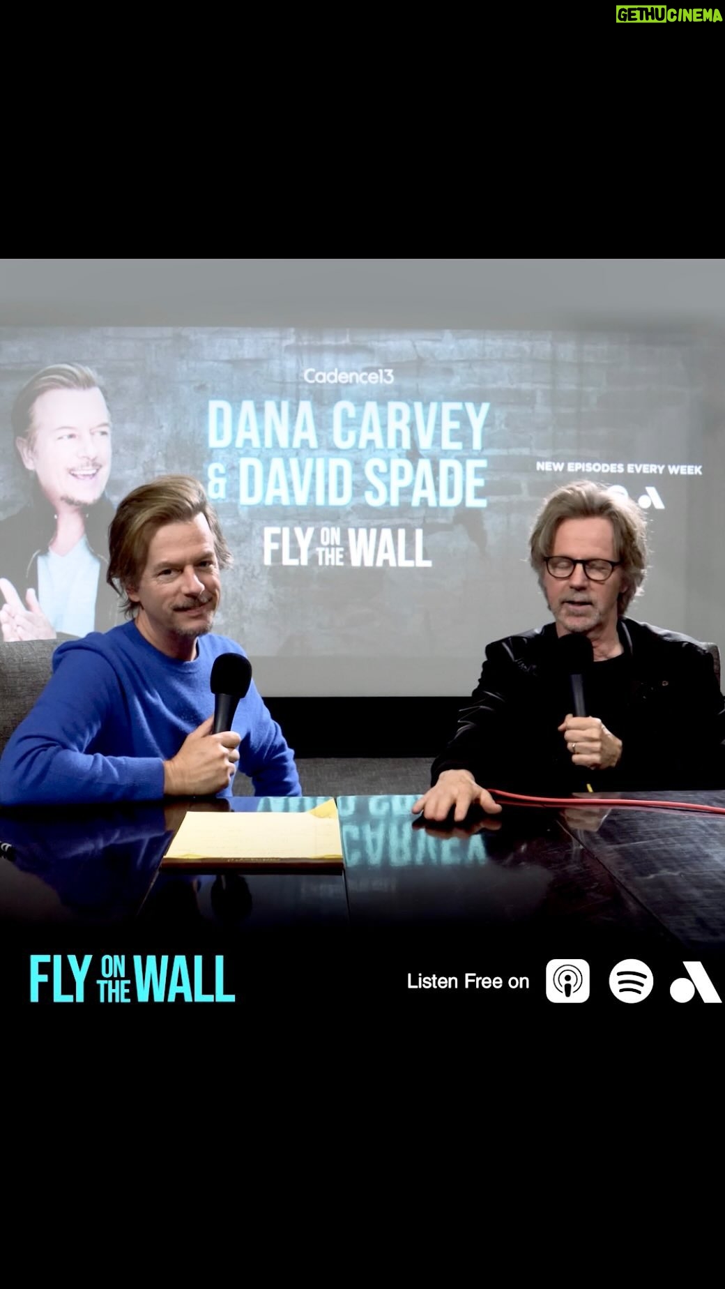 David Spade Instagram - Up now (new episode every Wed) #FlyonTheWall @larainenewman @thedanacarvey