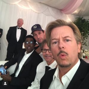David Spade Instagram - Happy birthday to one of my best buds. @chrisrock  its very hard to find a photo that’s mostly me