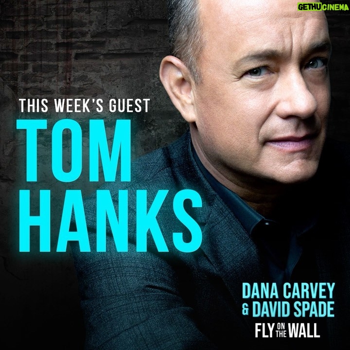 David Spade Instagram - One of the best to ever do it. tomhanks comes on the podcast today and has some laughs with us. Link in Bio #FlyOnTheWall @thedanacarvey
