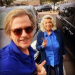 David Spade Instagram - The blues brothers out for xmas! #mama