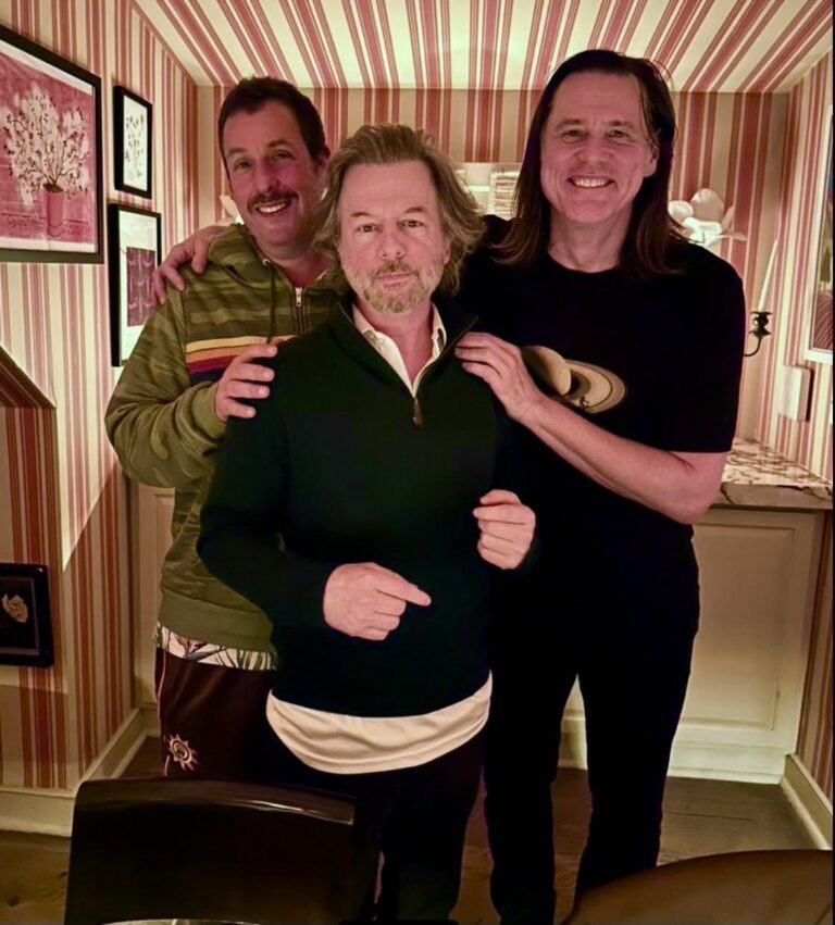 David Spade Instagram - Happy birthday to Jim Carrey who has made me laugh on and off the field so many times. Such a cool dude. I rarely bust out the cake emoji but i will today. 🎂