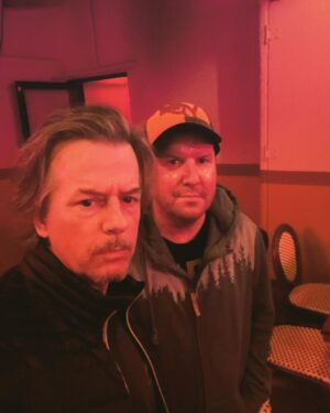 David Spade Instagram - These 2 idiots.  Look who finally came out of the woodwork. My main man my toucan sam. Hes back on insta so say hi to this doofus.  Also on cameo so have him do a vid.  Its Shilo and guy blow back on broadway this fall!  #the RedShirtDiaries. @realnickswardson #howie. #sunisbad.