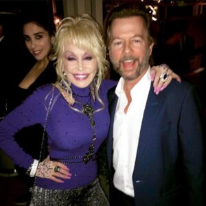 David Spade Instagram - When doing a show in Nashville re post when i got to meet Dolly.  @dollyparton #ryman.
