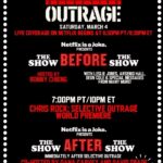 David Spade Instagram – Dana and I are hosting the aftershow for Chris Rocks special tomorrow night. Check it out on Netflix